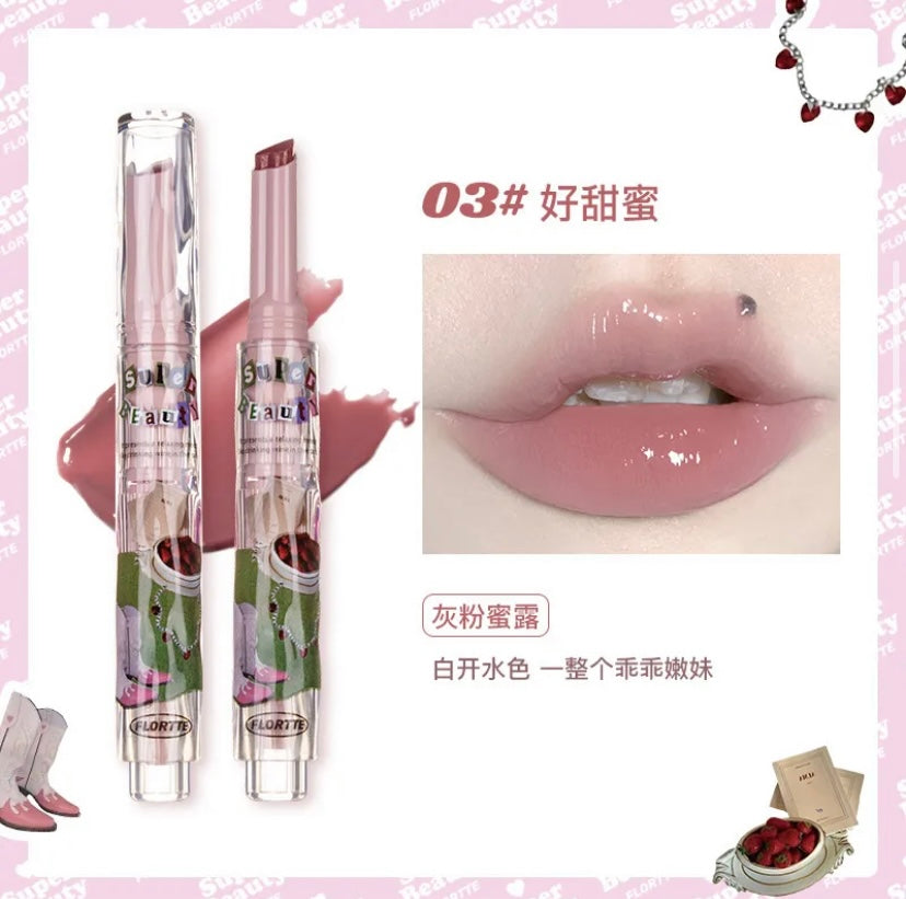 FLORTTE - Heart-shaped Lipstick - 3 Colors (1-3)