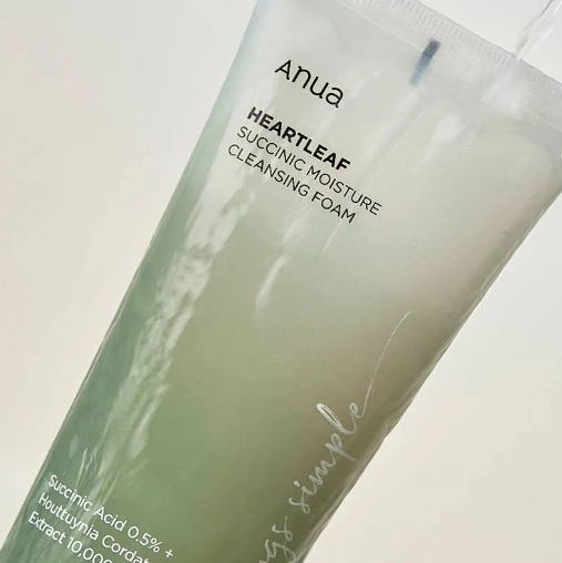 Anua - Heartleaf Succinic Moisture Cleansing Foam