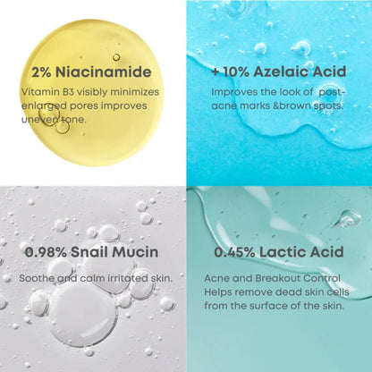 NINELESS - A-Control 10% Azelaic Acid Serum