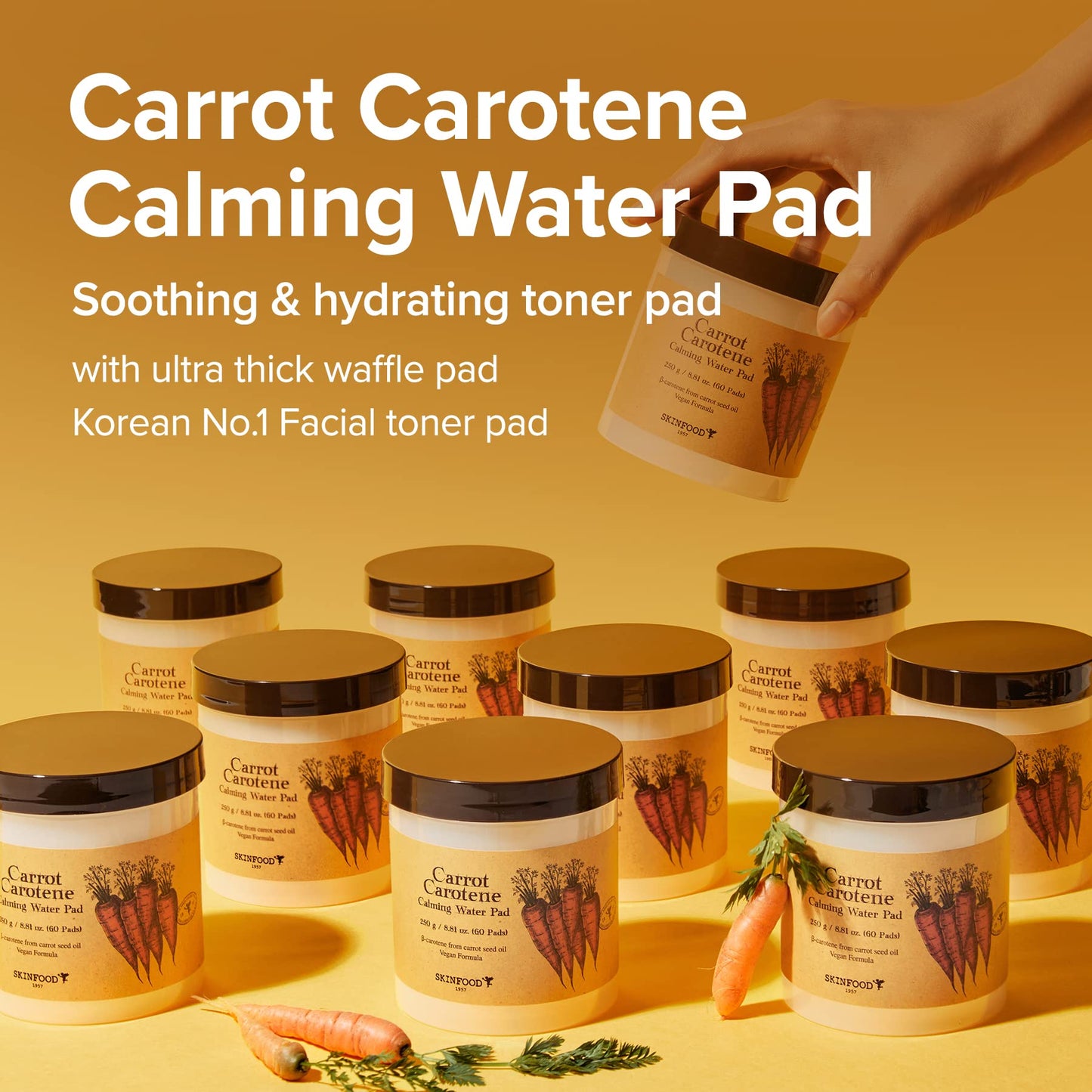 SKINFOOD - Carrot Carotene Calming Water Pad