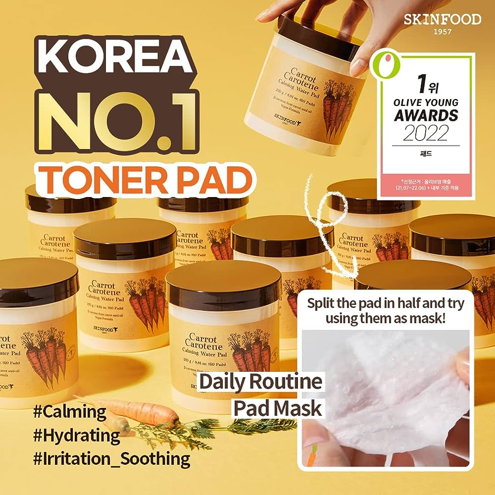 SKINFOOD - Carrot Carotene Calming Water Pad