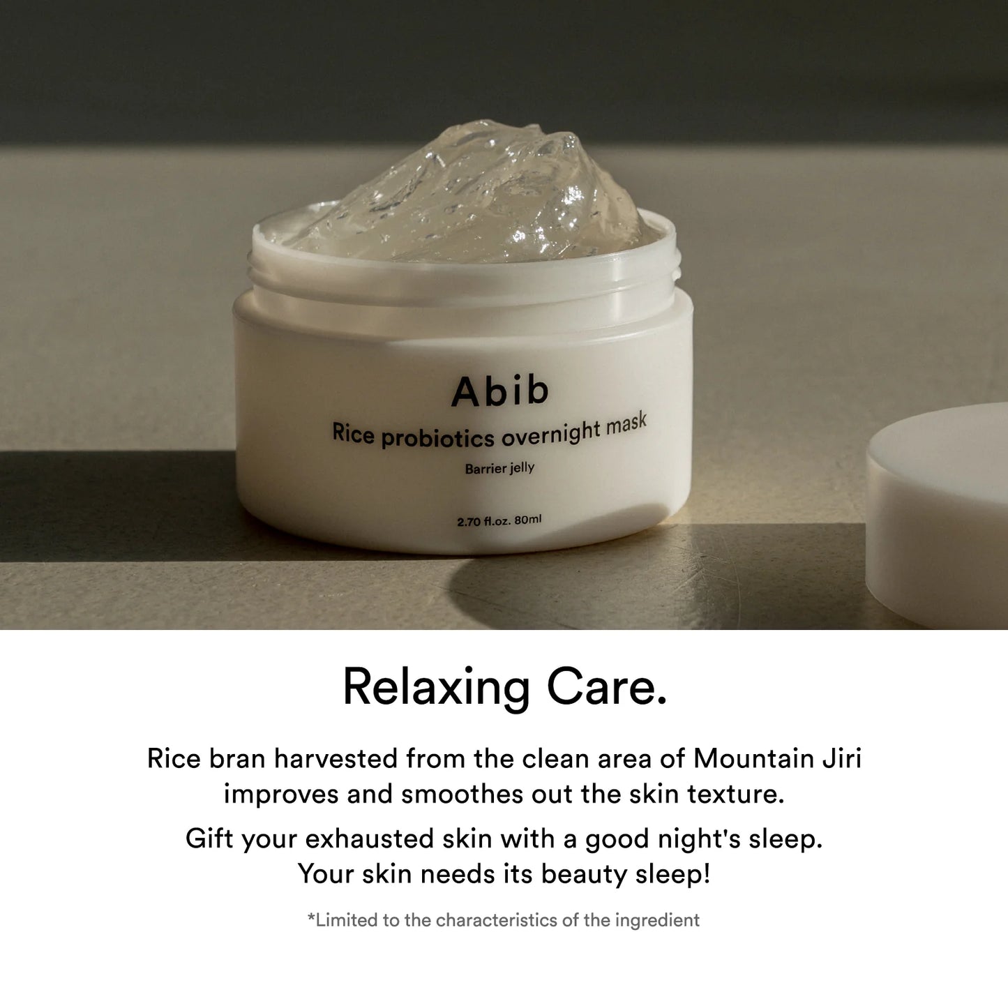 Abib - Rice Probiotics Overnight Mask Barrier Jelly