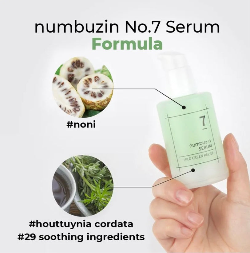 numbuzin - No.7 Mild Green Soothing Serum