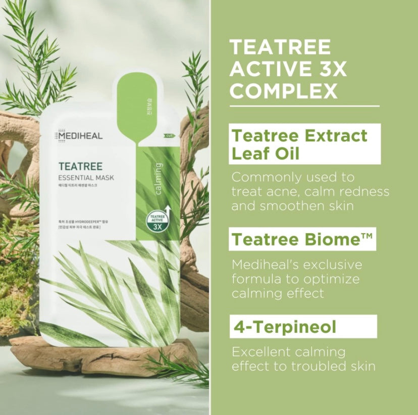 Mediheal - Teatree Essential Mask [4pcs]