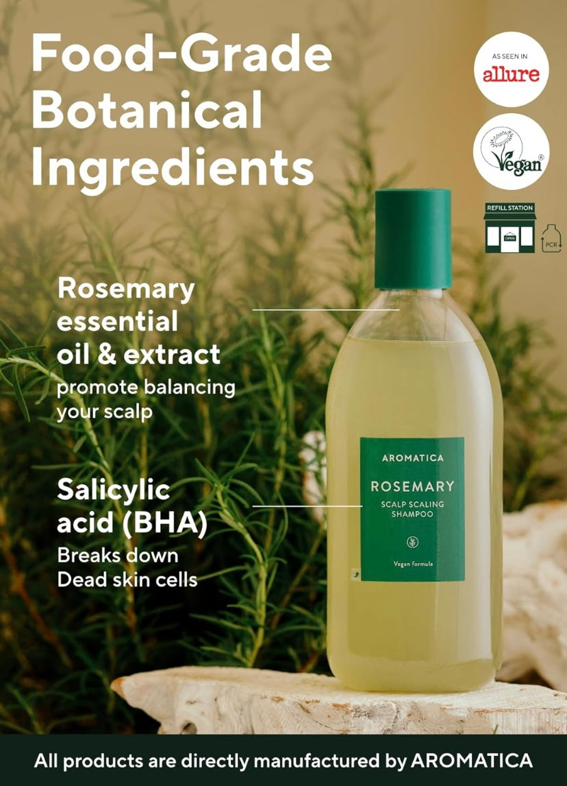 AROMATICA - Rosemary Scalp Scaling Shampoo