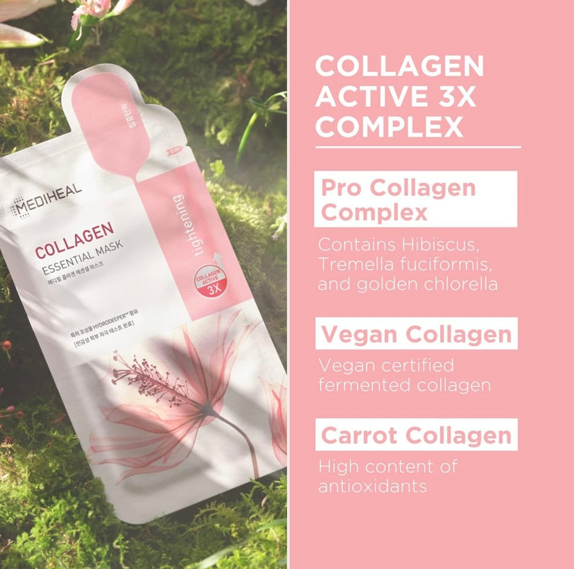 Mediheal - Collagen Essential Mask [4pcs]