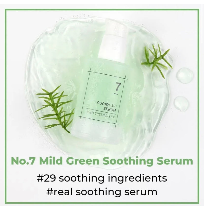 numbuzin - No.7 Mild Green Soothing Serum