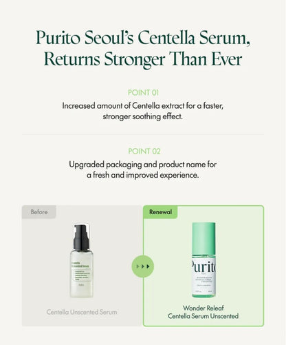 Purito SEOUL - Wonder Releaf Centella Serum Unscented