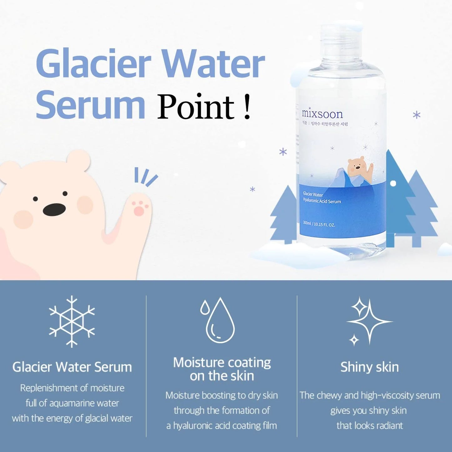 mixsoon - Glacier Water Hyaluronic Acid Serum