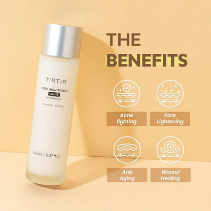 TIRTIR - Milk Skin Toner Light mini (50ml)