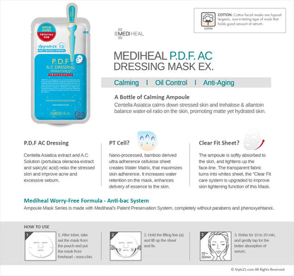 Mediheal - P.D.F AC Dressing Ampoule Mask EX.