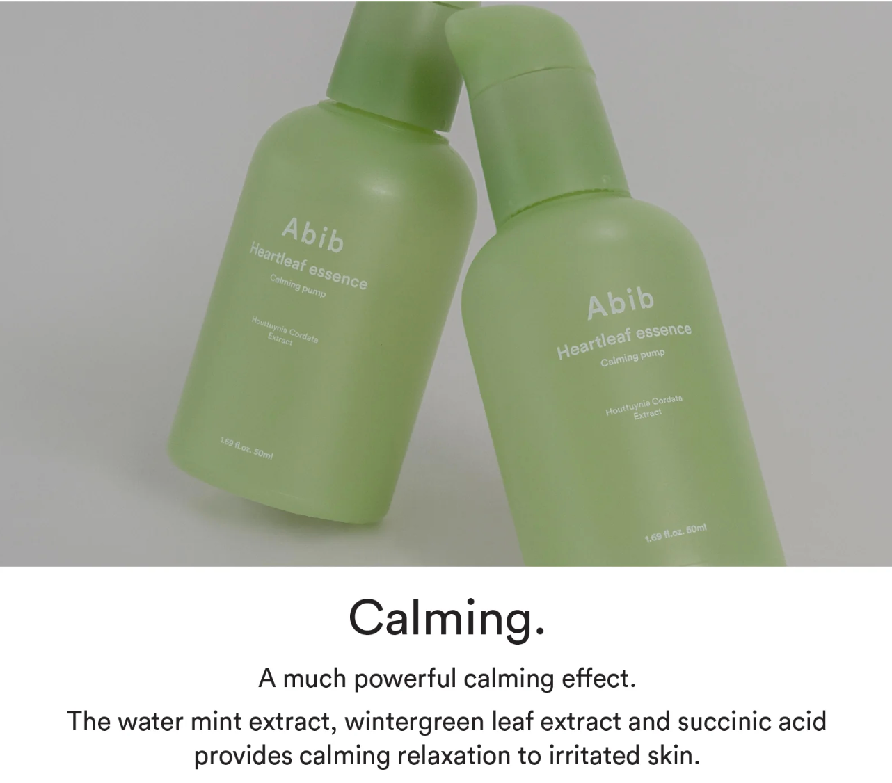 Abib - Heartleaf Essence Calming Pump