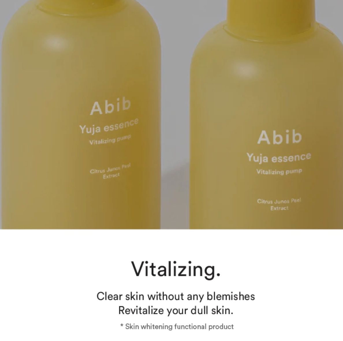 Abib - Yuja essence Vitalizing pump