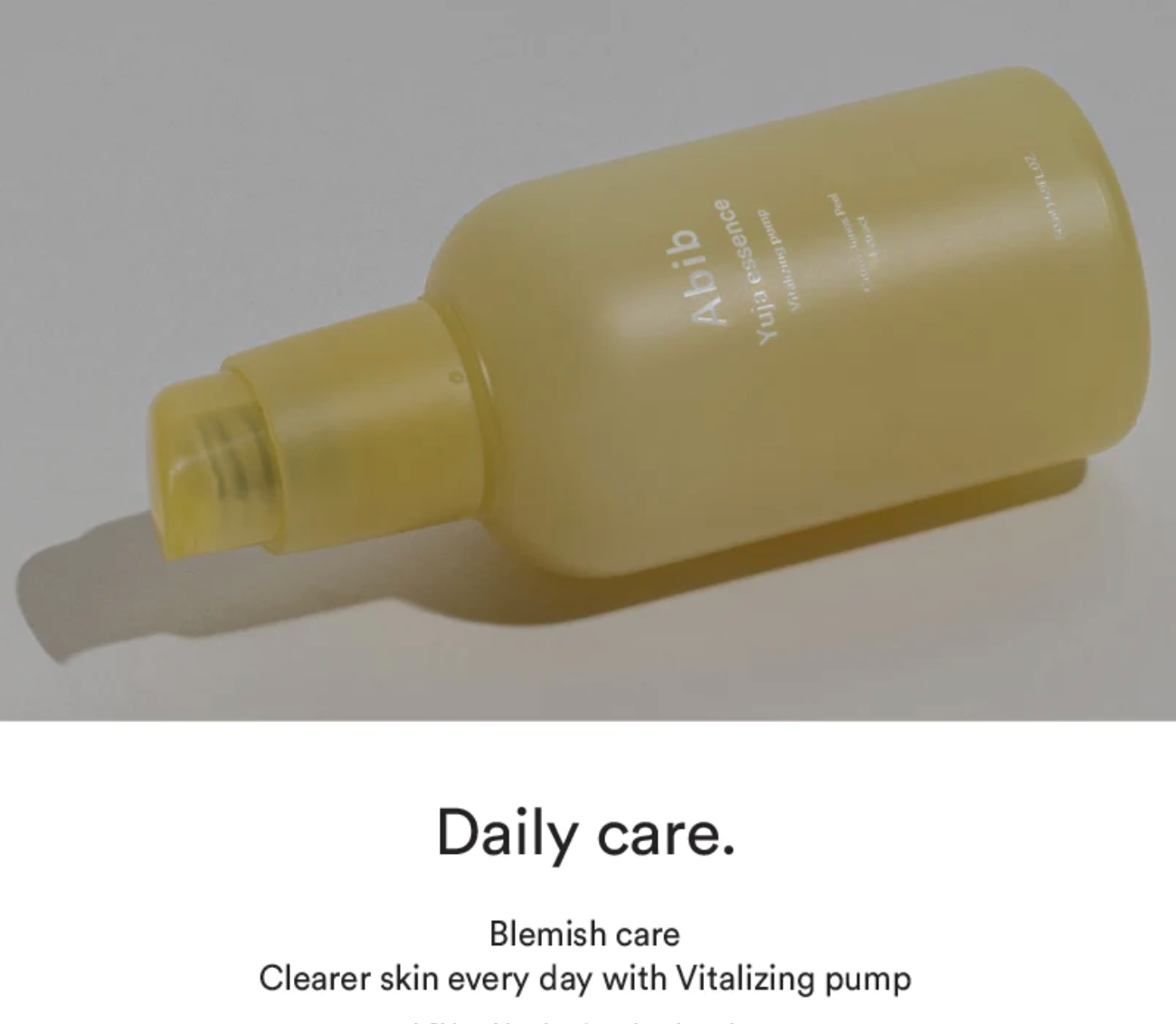 Abib - Yuja essence Vitalizing pump