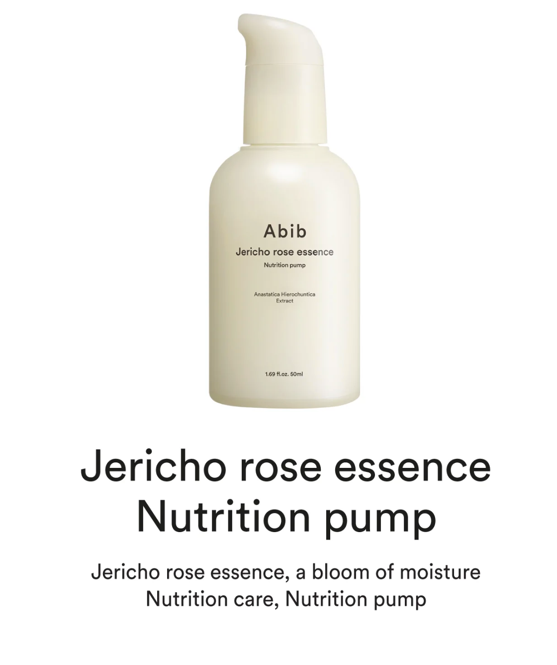 Abib - Jericho Rose Essence Nutrition Pump