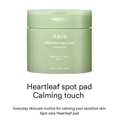 Abib - Heartleaf Spot Pad Calming Touch