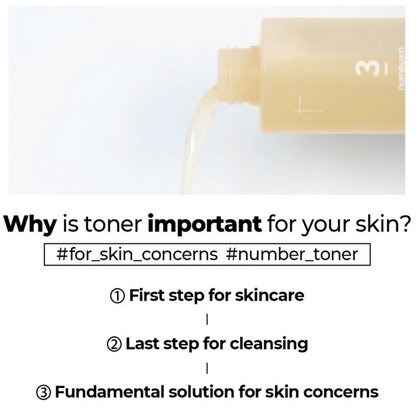 numbuzin - No. 3 Super Glowing Essence Toner