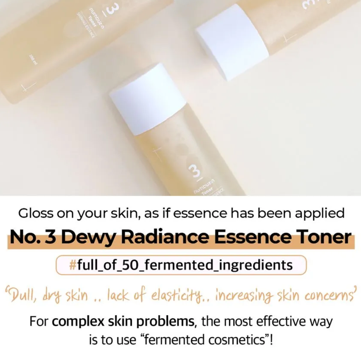 numbuzin - No. 3 Super Glowing Essence Toner