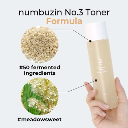 numbuzin - No. 3 Super Glowing Essence Toner