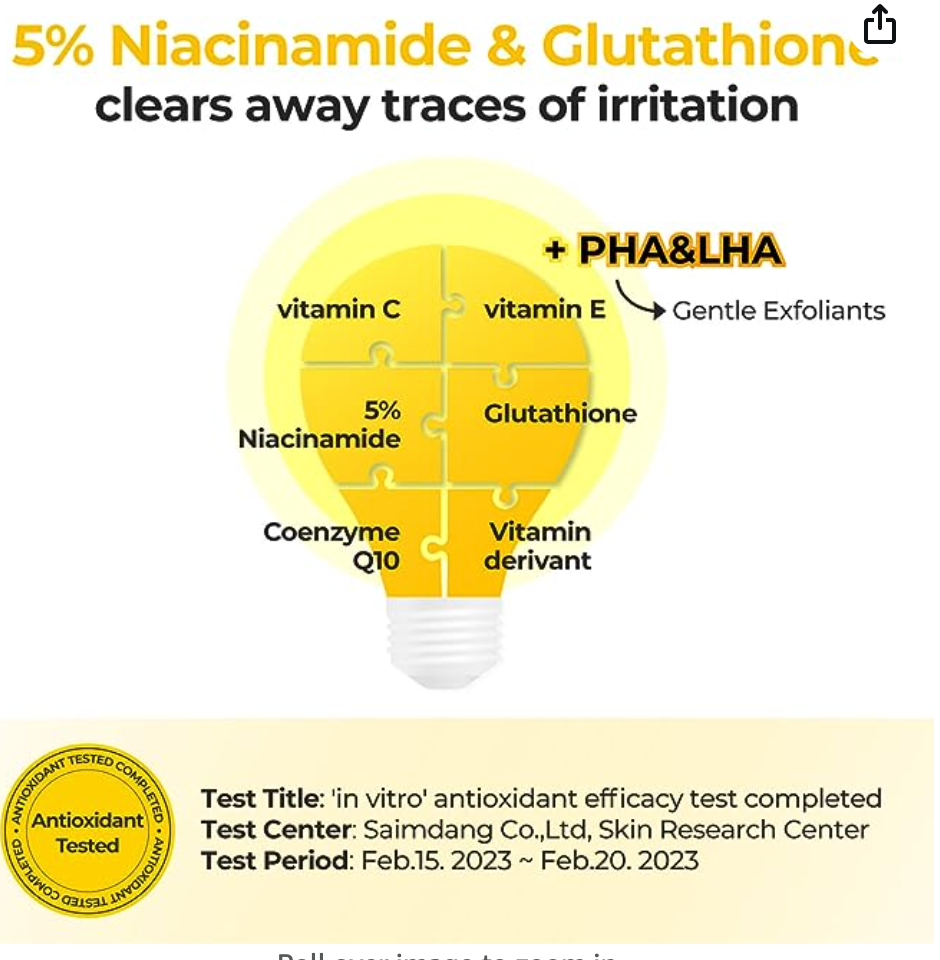 numbuzin - No.5 Vitamin-Niacinamide Concentrated Pad