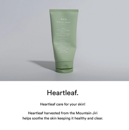 Abib - Acne Foam Cleanser Heartleaf Foam