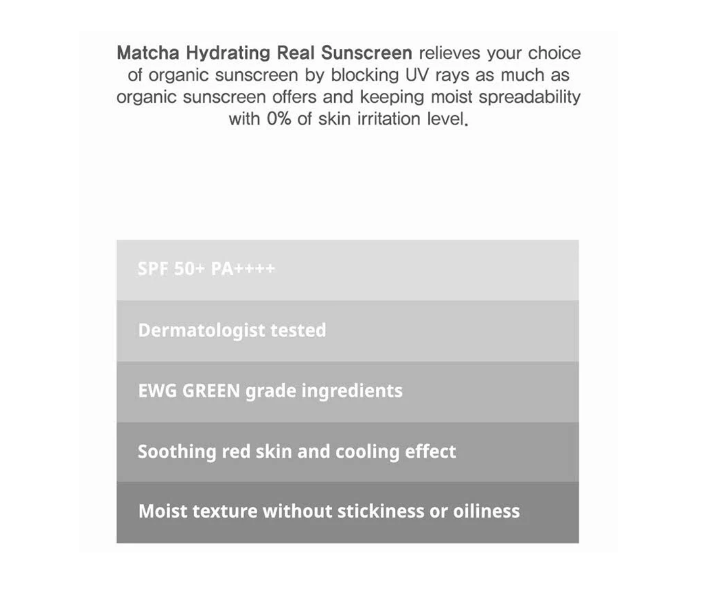 B.LAB - Matcha Hydrating Real Sun Screen